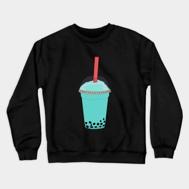 Green Tea Boba and Taro and Milk Tea Crewneck Sweatshirt by DiegoCarvalho